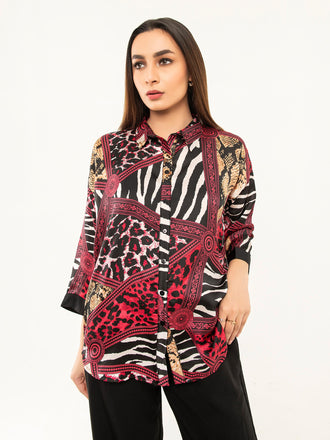 Printed Silk Top