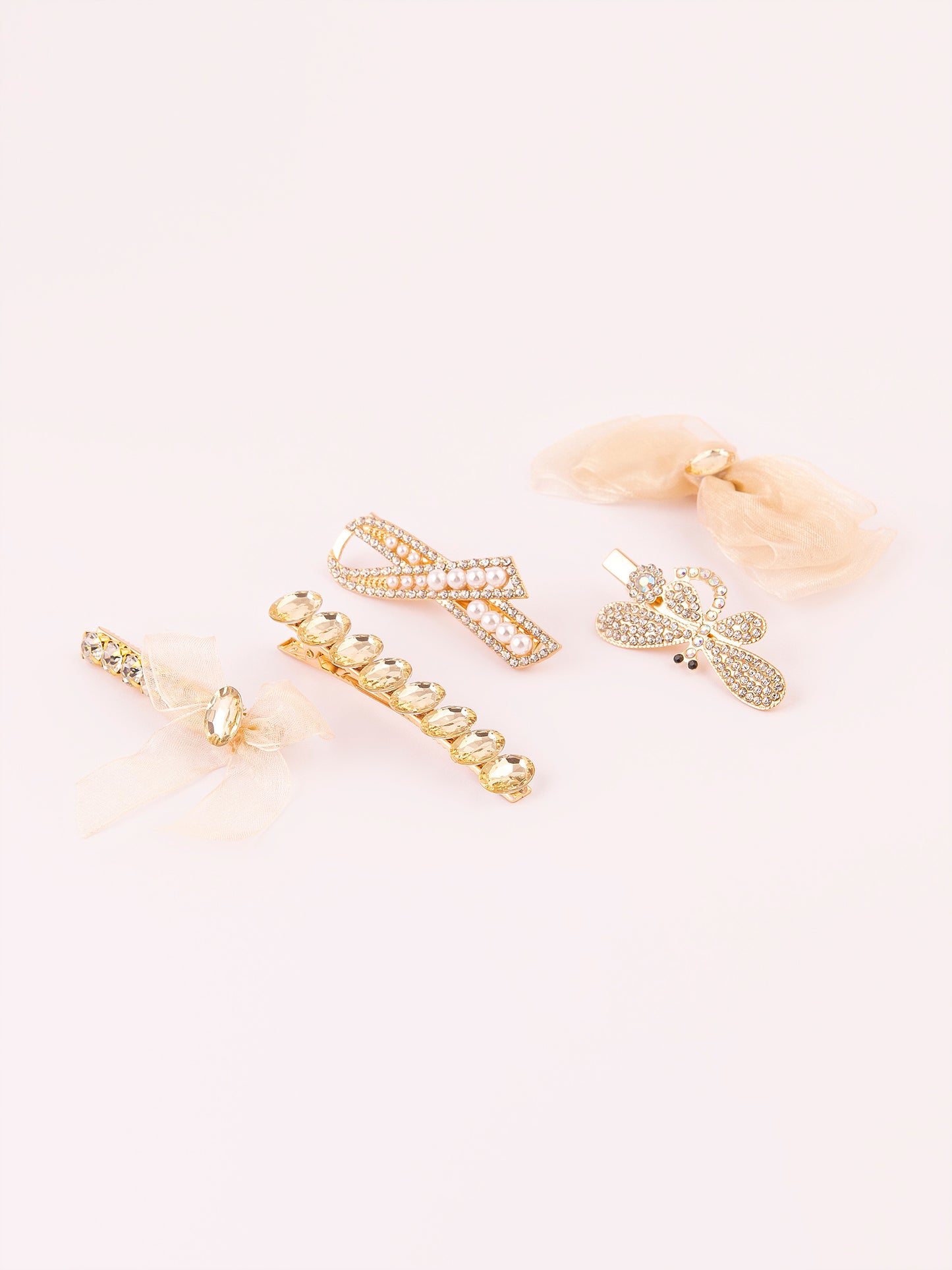 Embellished Hair Clip Set