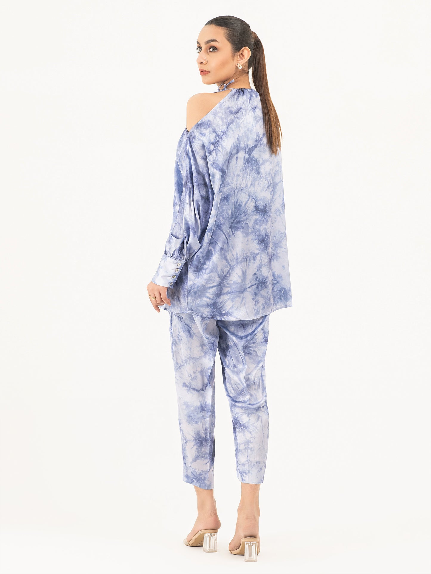 Printed Silk Co-Ord Set (Pret)