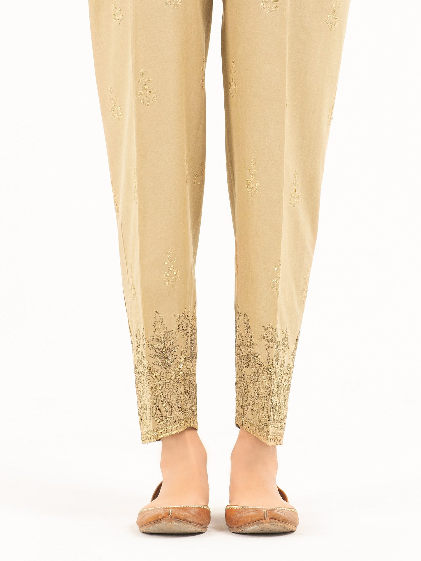 Embroidered Cambric Trousers