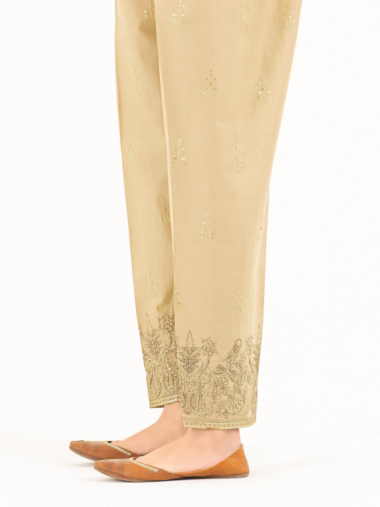 Embroidered Cambric Trousers