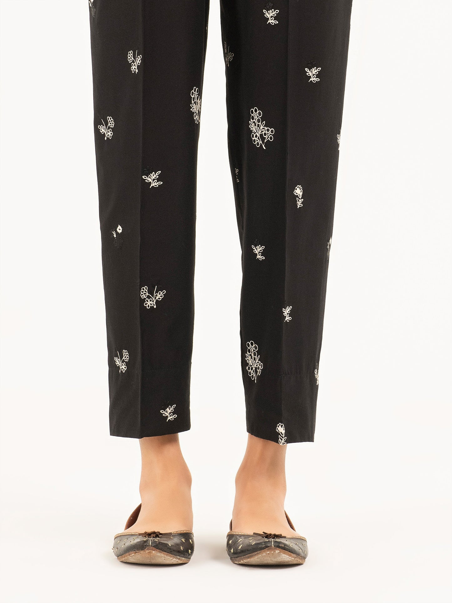 Embroidered Cambric Trousers