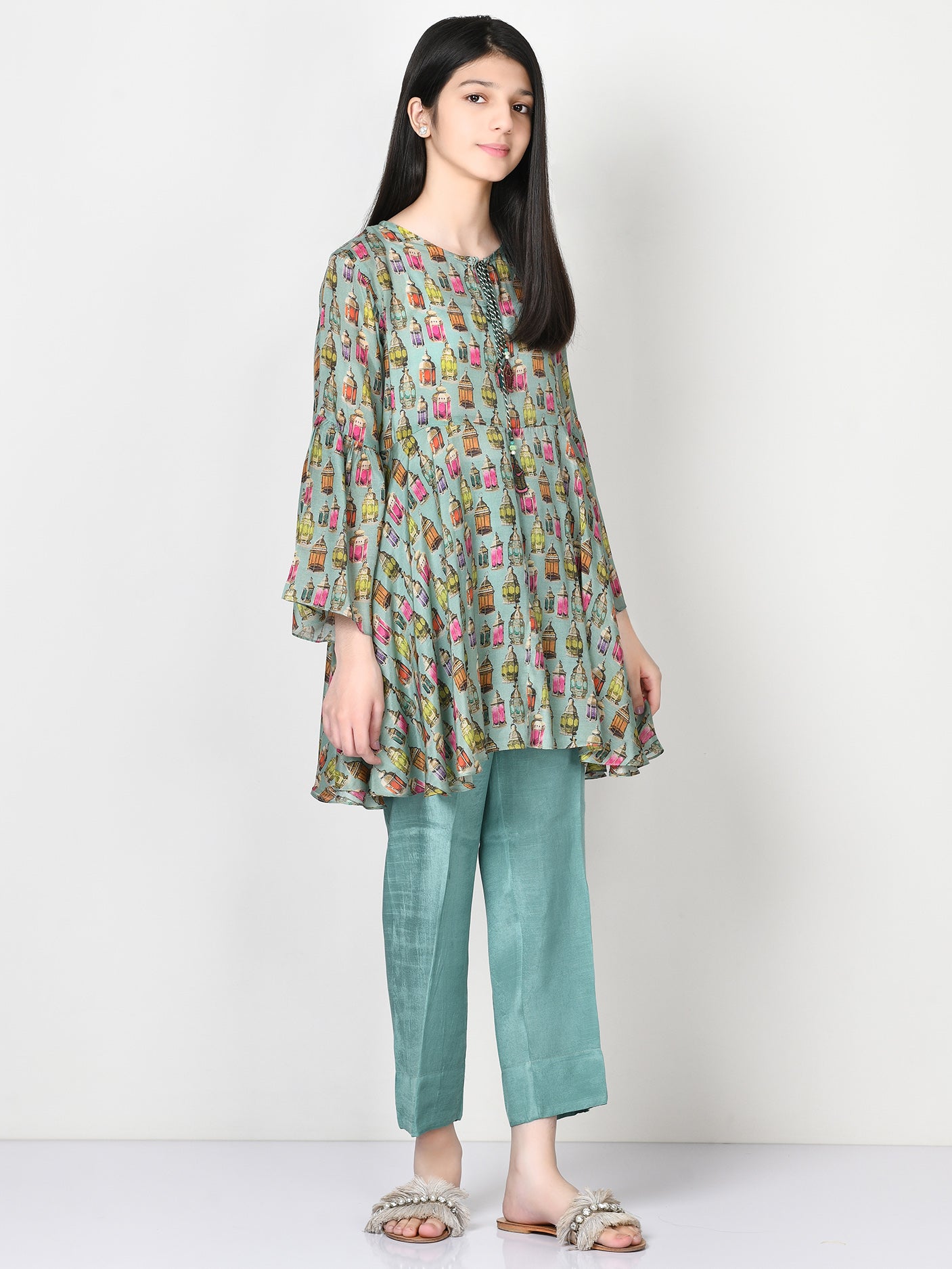 Printed Silk Dress Printed Silk Dress