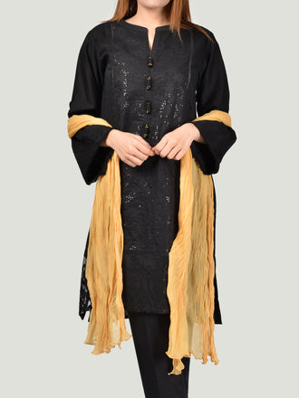 Chiffon Dupatta-Yellow