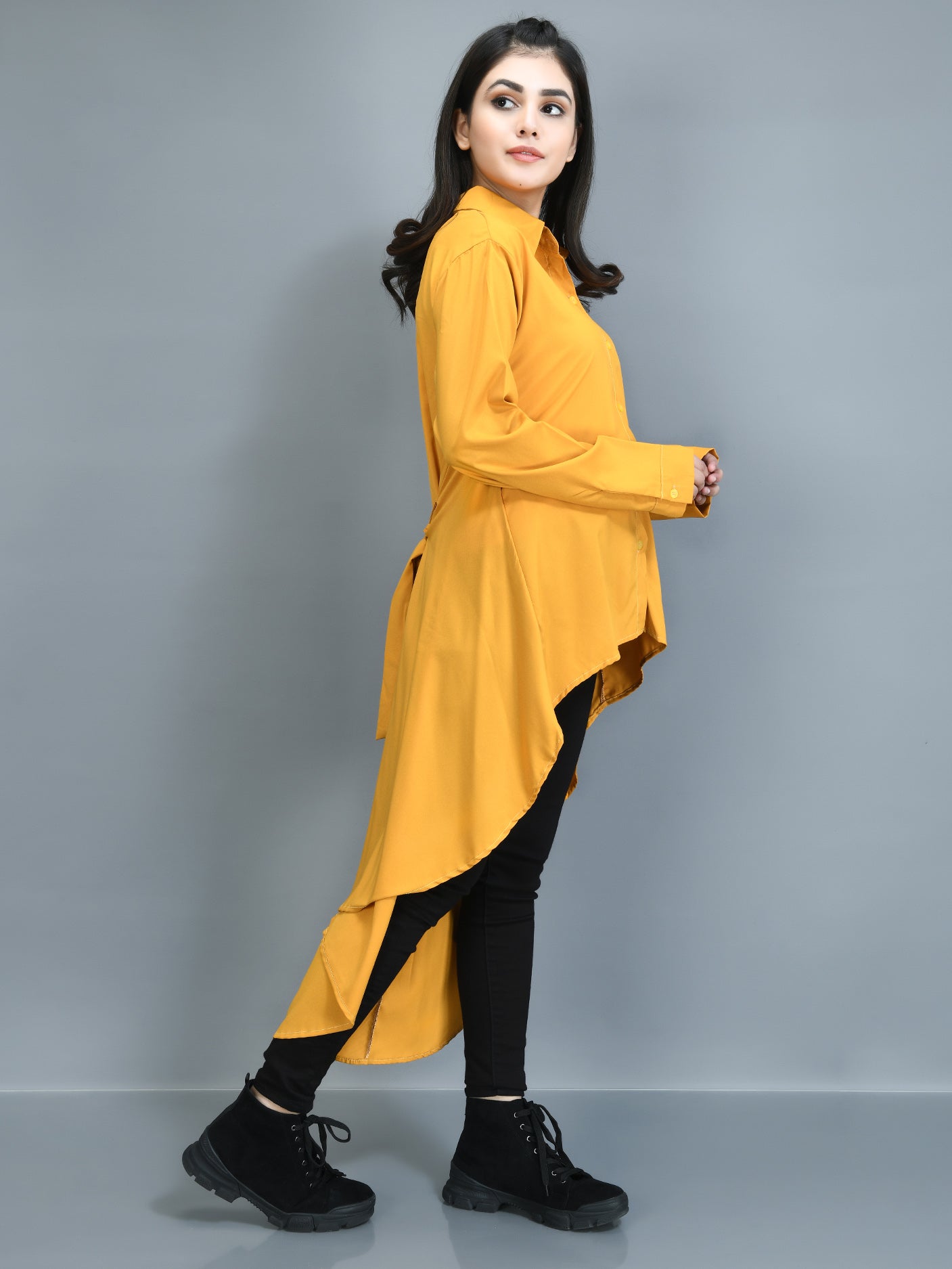 High Low Shirt Dress High Low Shirt Dress