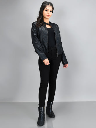 Iconic Leather Jacket - Black