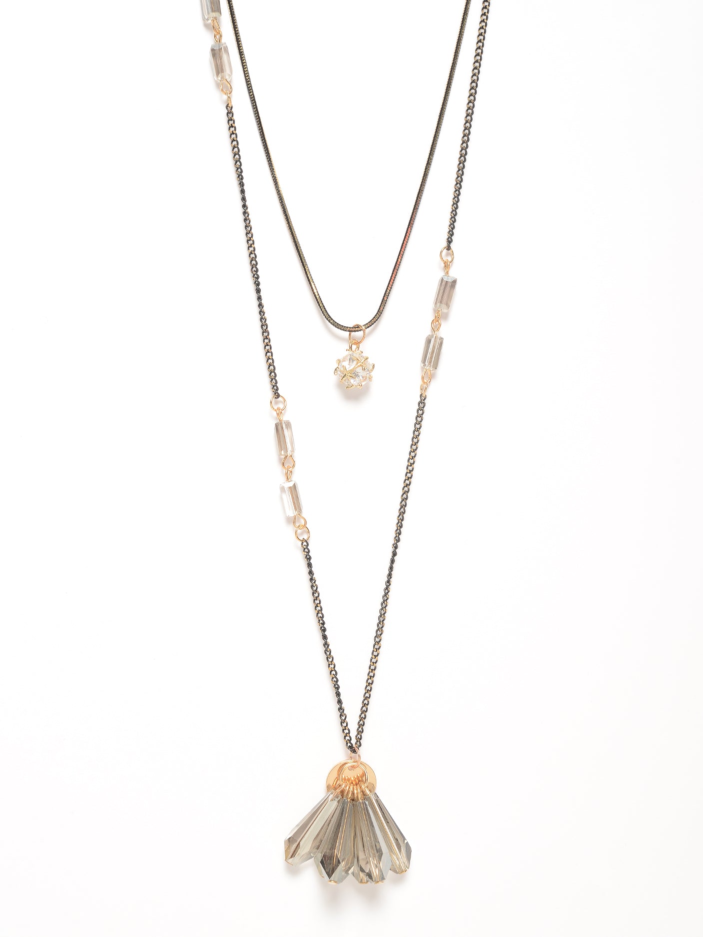 Layered Bead Necklace Layered Bead Necklace