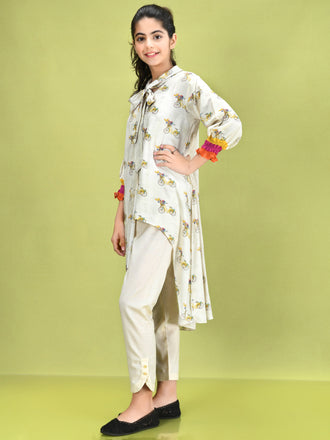 Printed Arabic Lawn Shirt