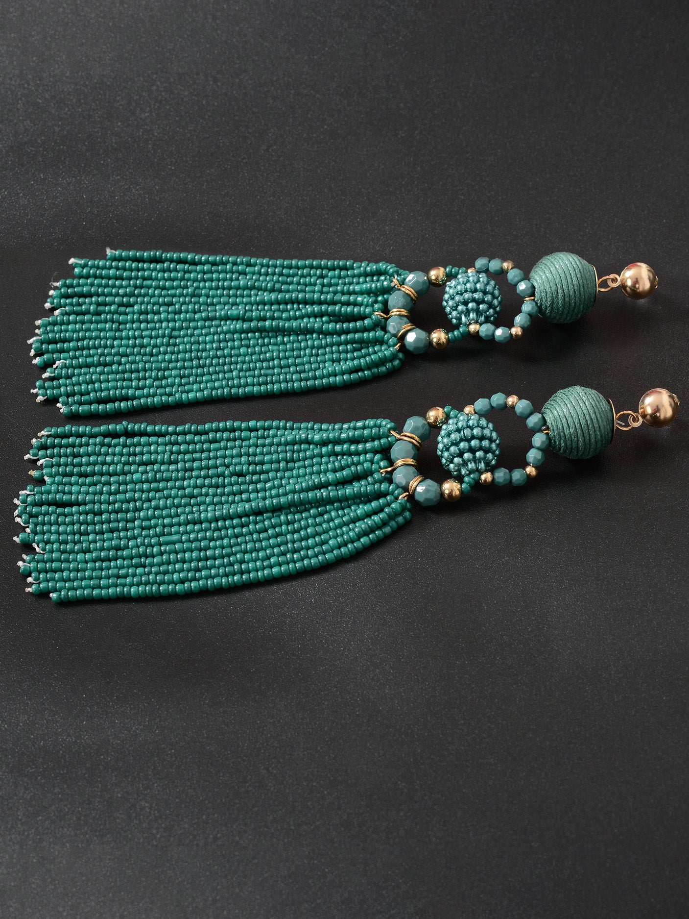 Beaded Tassel Earrings Beaded Tassel Earrings