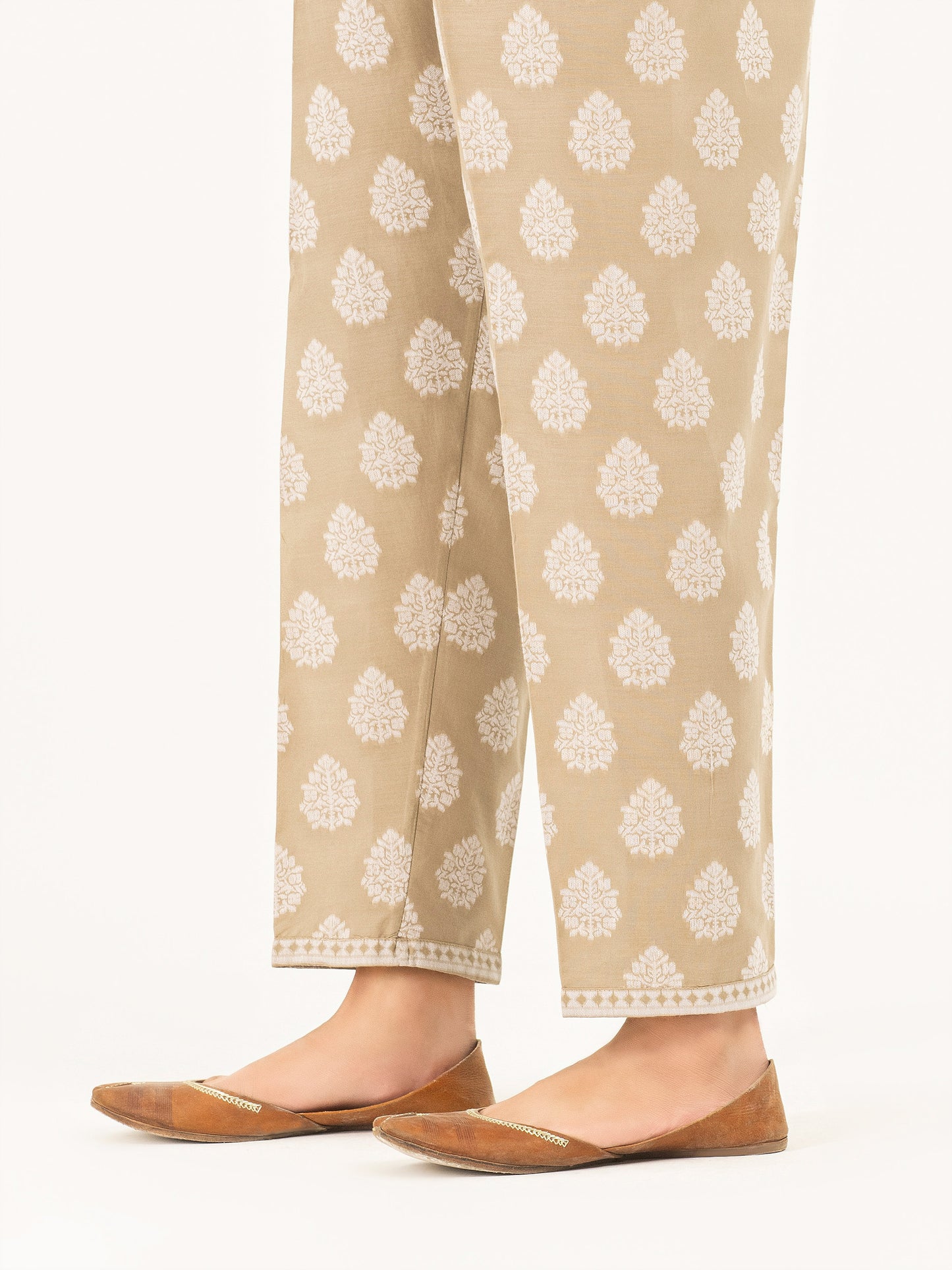 Printed Jacquard Trousers