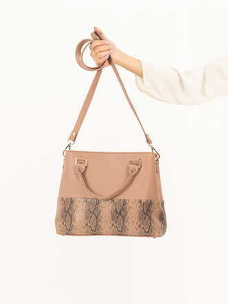 Animal Textured Handbag