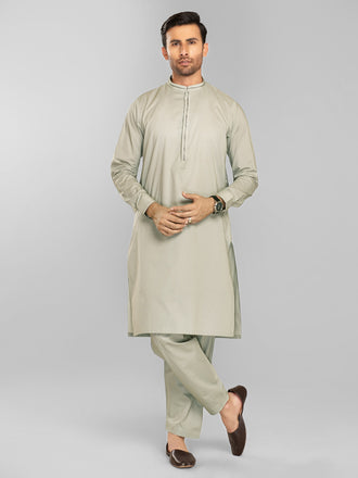 2 Piece Cotton Suit-Embroidered