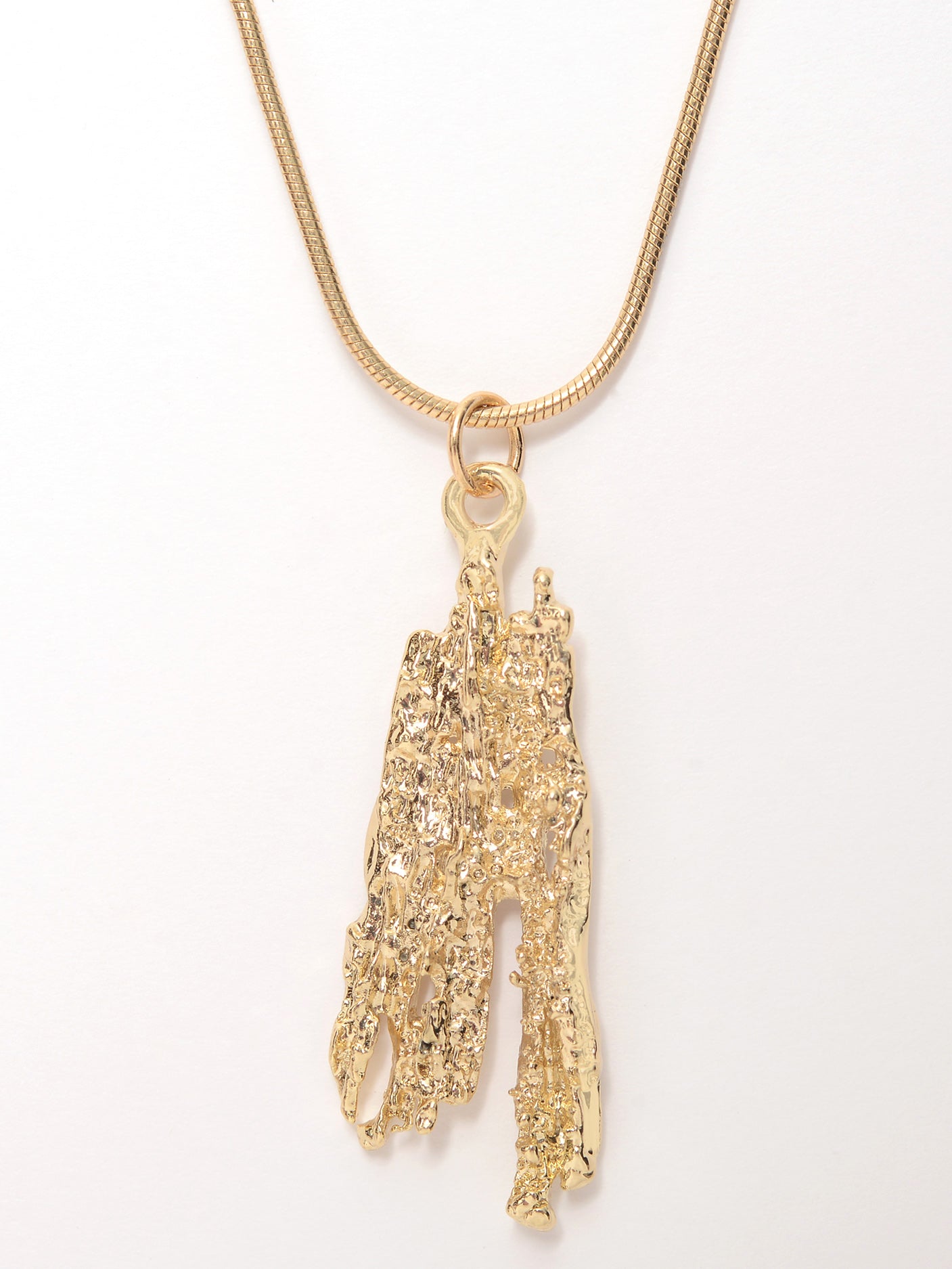 Textured Pendant Necklace Textured Pendant Necklace