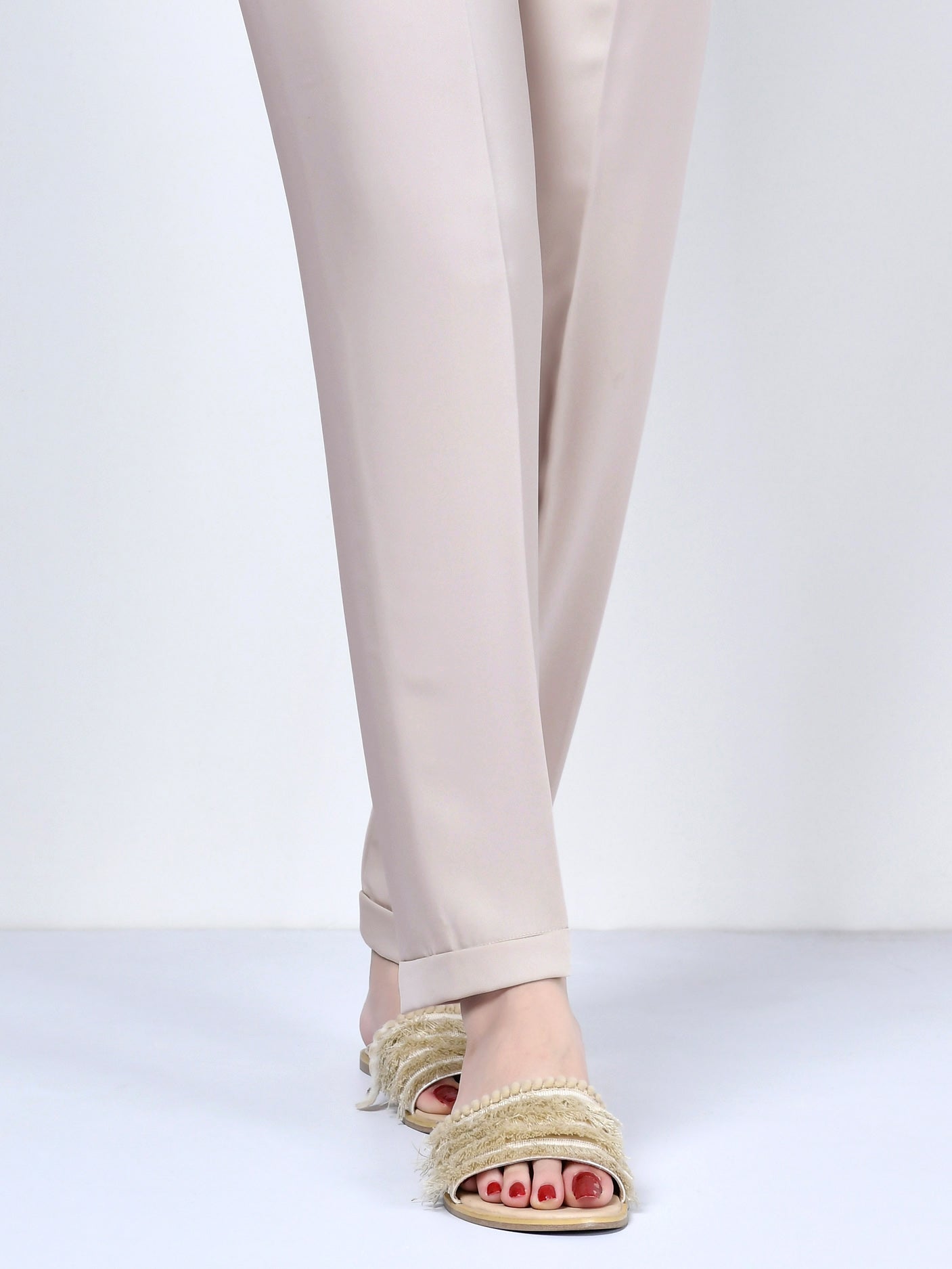 Straight Trouser-Light Beige Straight Trouser-Light Beige