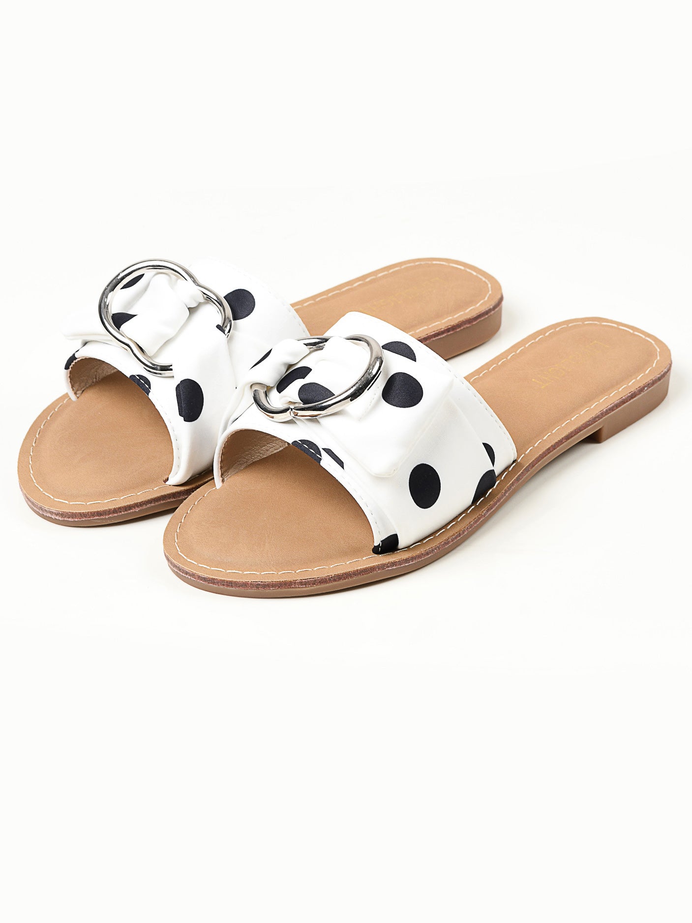 Dotted Slides - White Dotted Slides - White