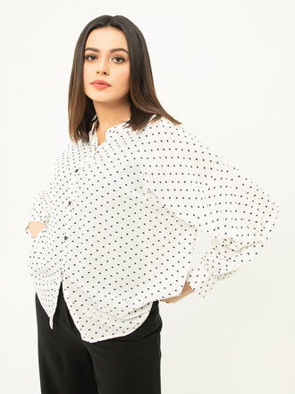 Printed Silk Top