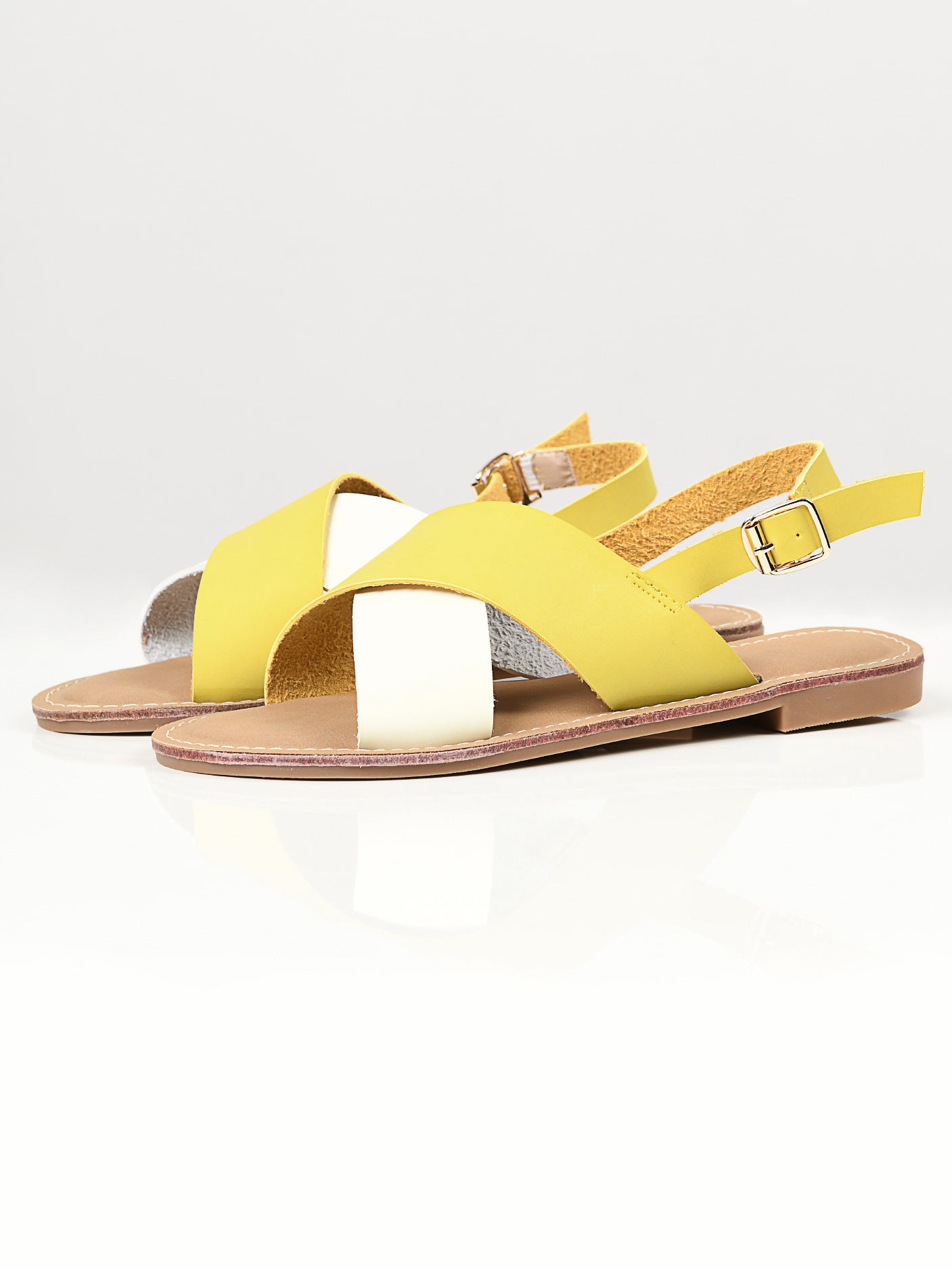 Crisscross Sandals - Yellow Crisscross Sandals - Yellow