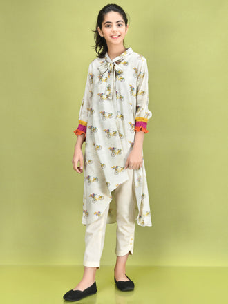 Printed Arabic Lawn Shirt