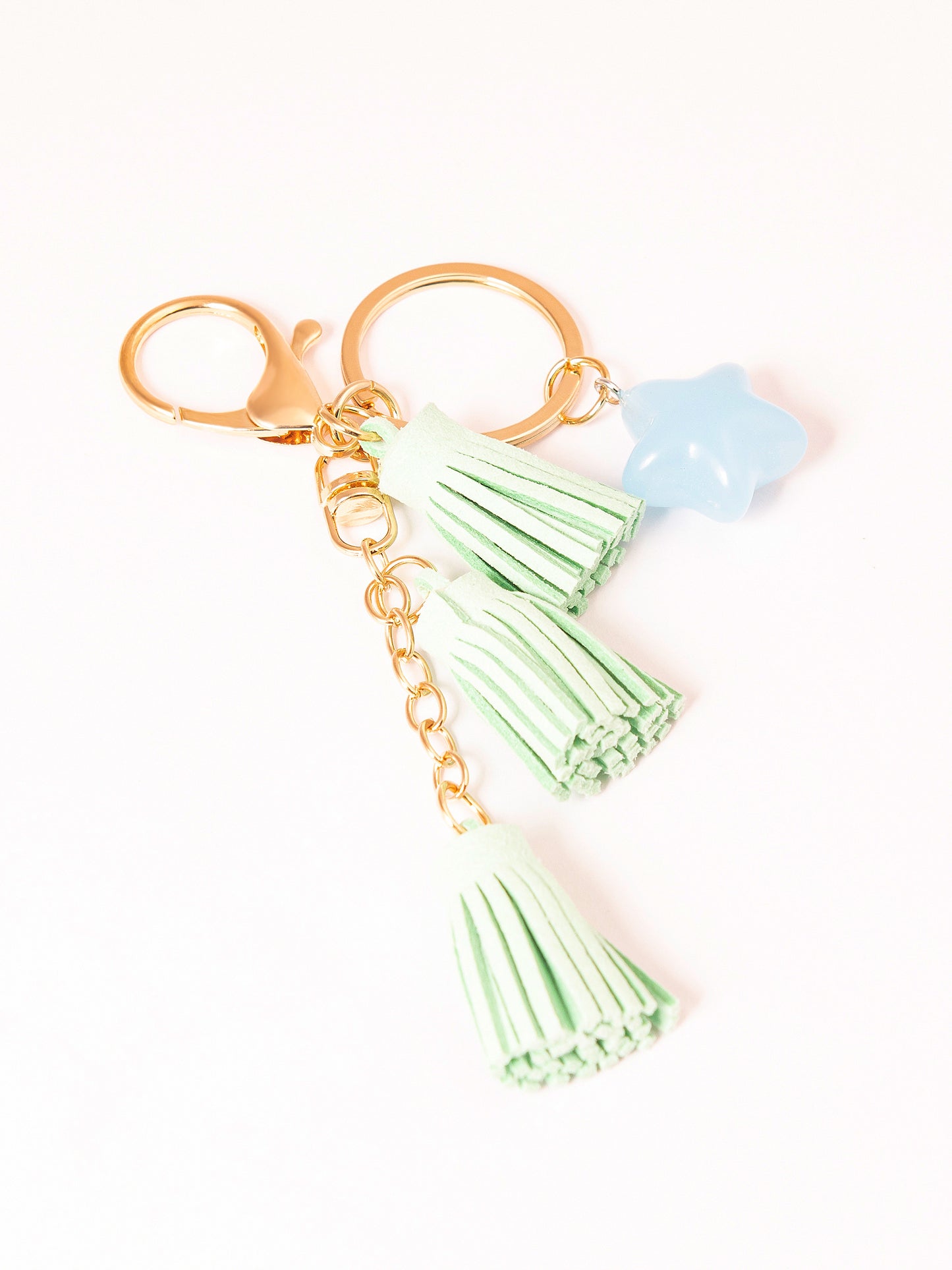 Tassel and Star Keychain