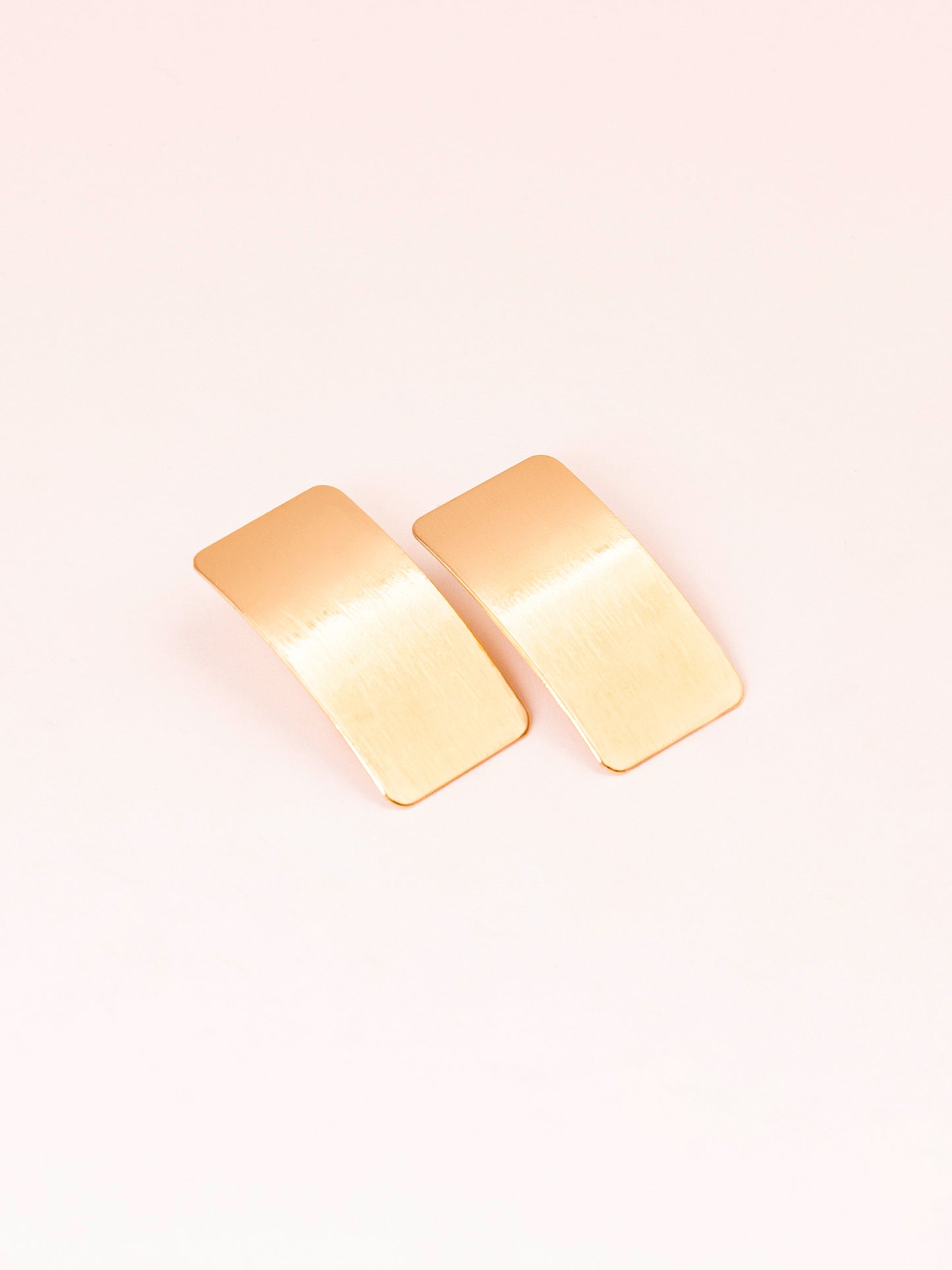 Rectangle Shaped Stud Earrings