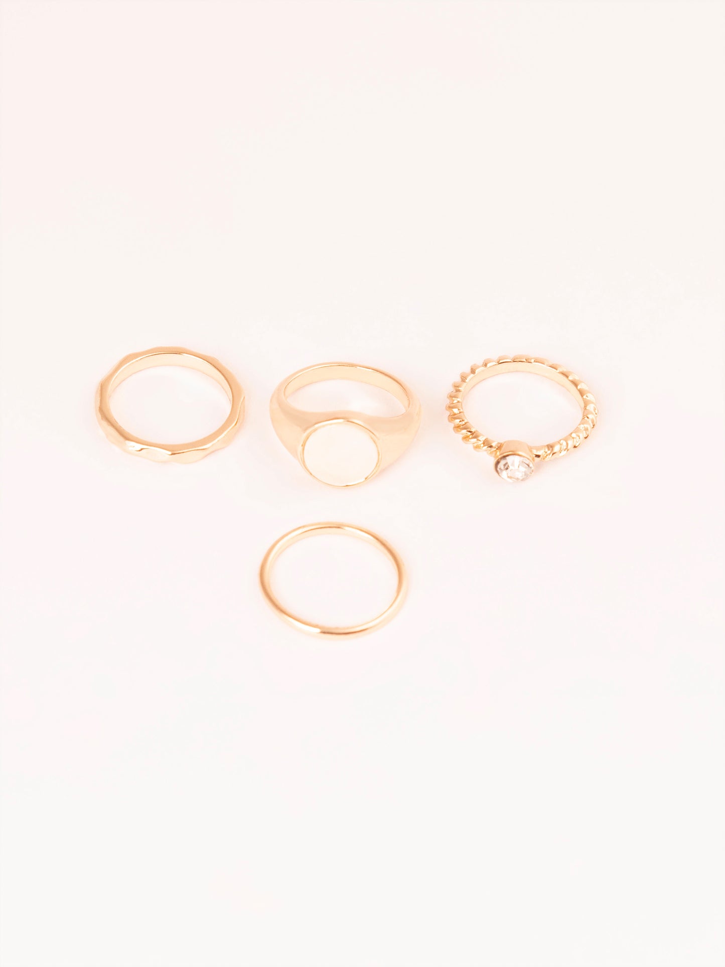 Metallic Ring Set