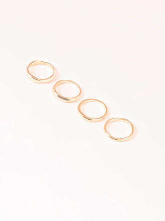 Metallic Ring Set