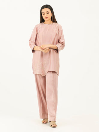 Embroidered Viscose Co-Ord Set