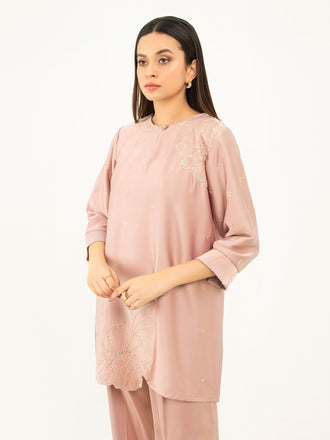Embroidered Viscose Co-Ord Set
