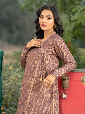 2 Piece Khaddar Suit-Pasted (Unstitched)