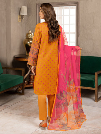 3 Piece Lawn Suit-Embroidered (Unstitched)