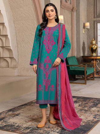 2 Piece Lawn Suit-Embroidered (Unstitched)