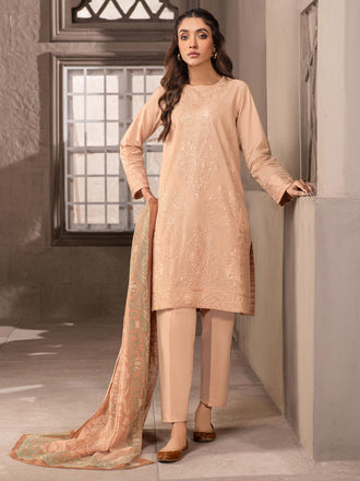 3 Piece Lawn Suit-Embroidered (Unstitched)