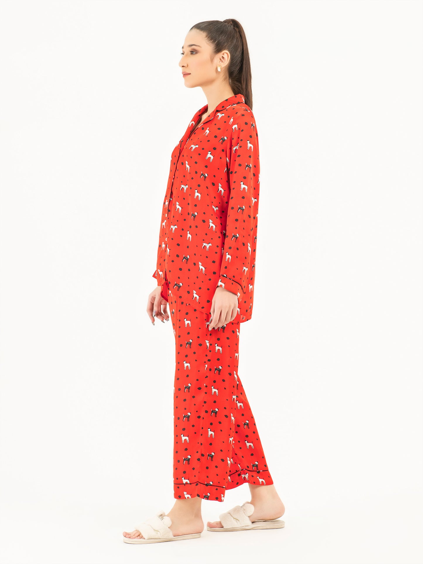 Printed Silk Sleepwear