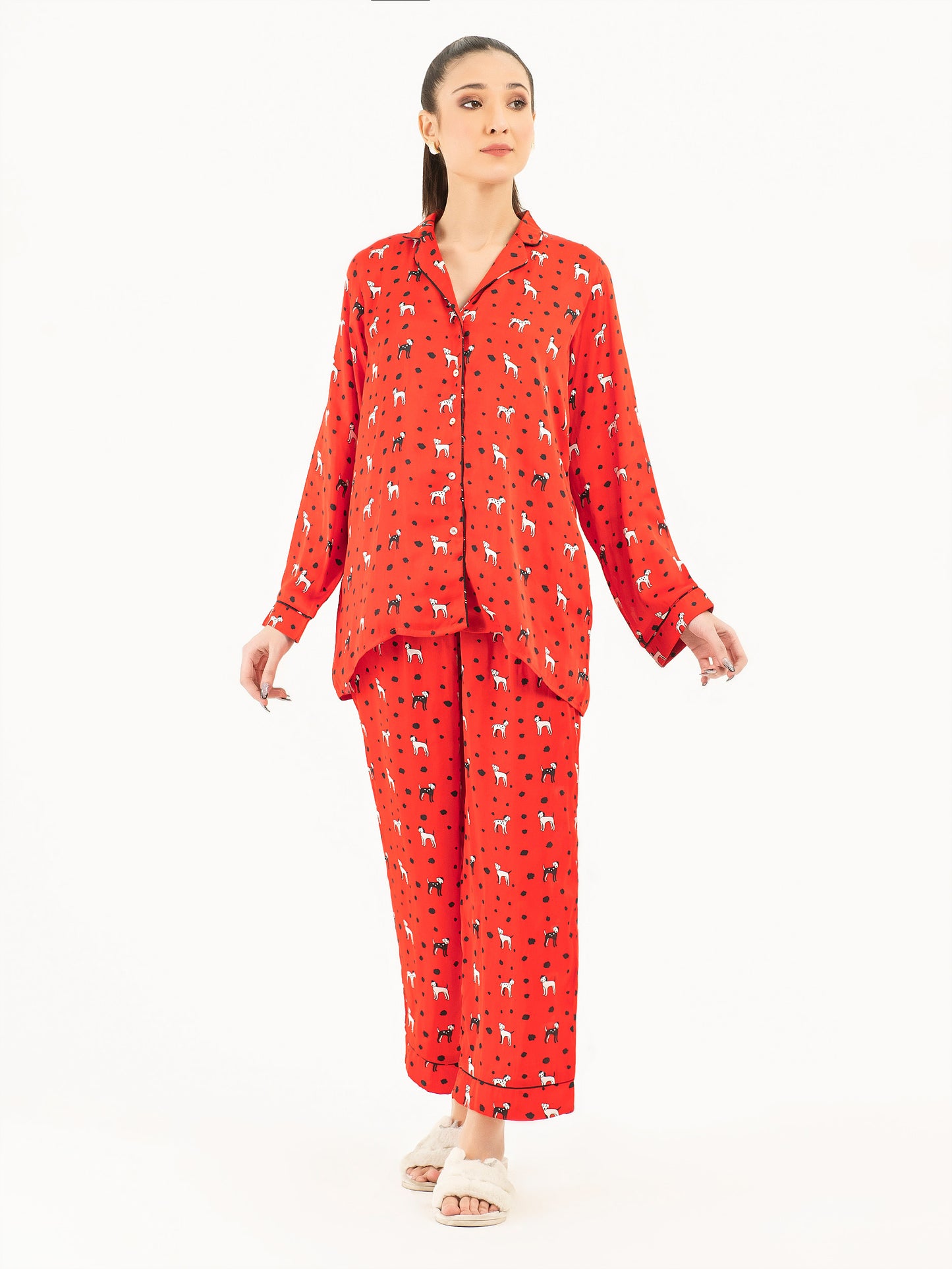 Printed Silk Sleepwear