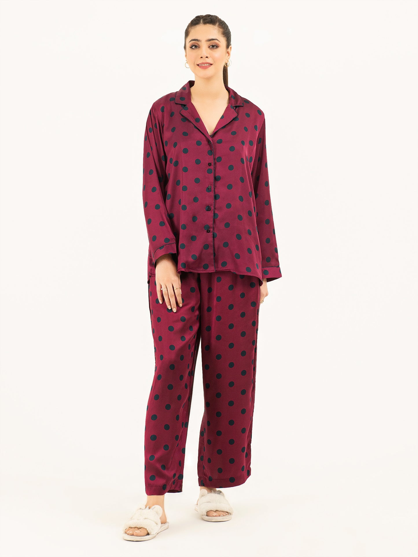 Printed Silk Sleepwear