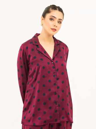 Printed Silk Sleepwear