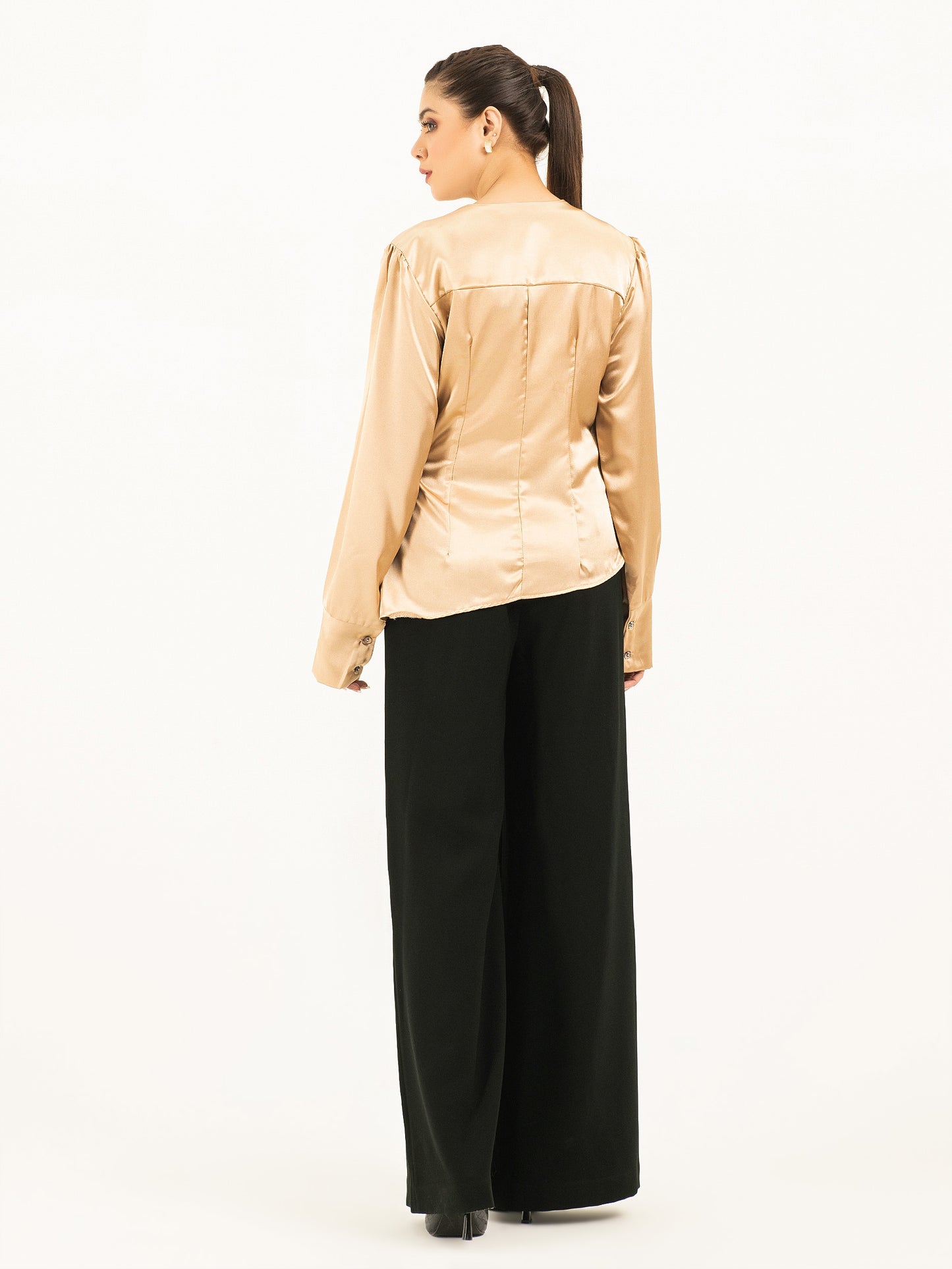 Silk Wrap Top