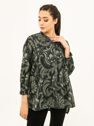 Printed Cambric Top