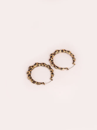 Animal Pattern Hoop Earrings