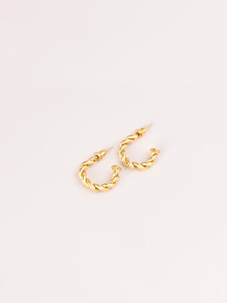 Vintage C-Hoop Earrings