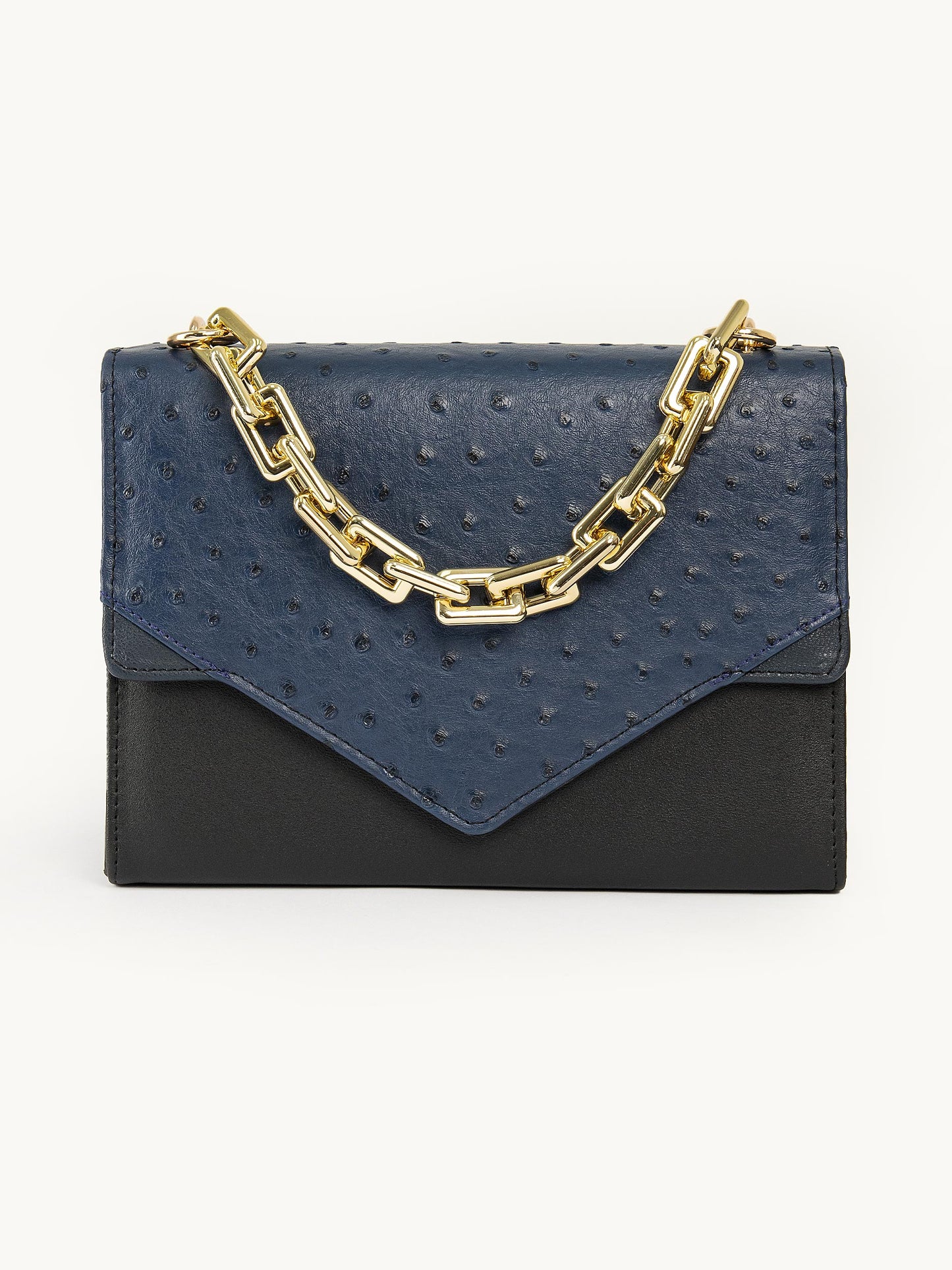 Textured Envelope Handbag