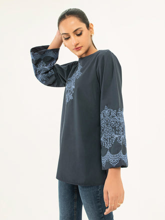 Embroidered Winter Cotton Top