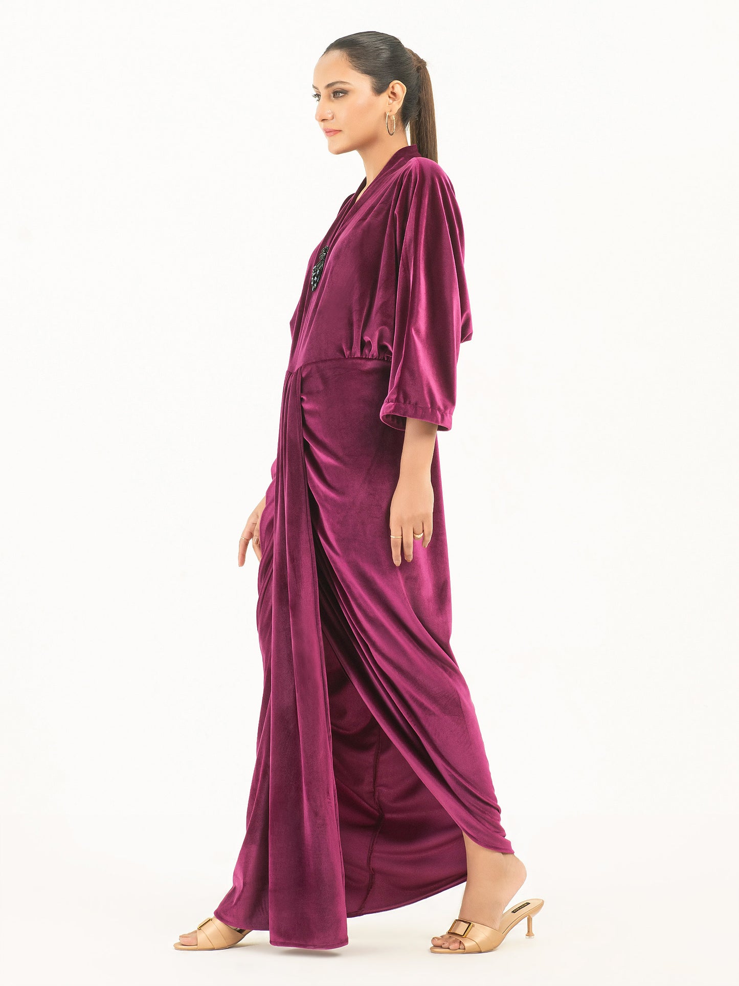 Long Velvet Dress