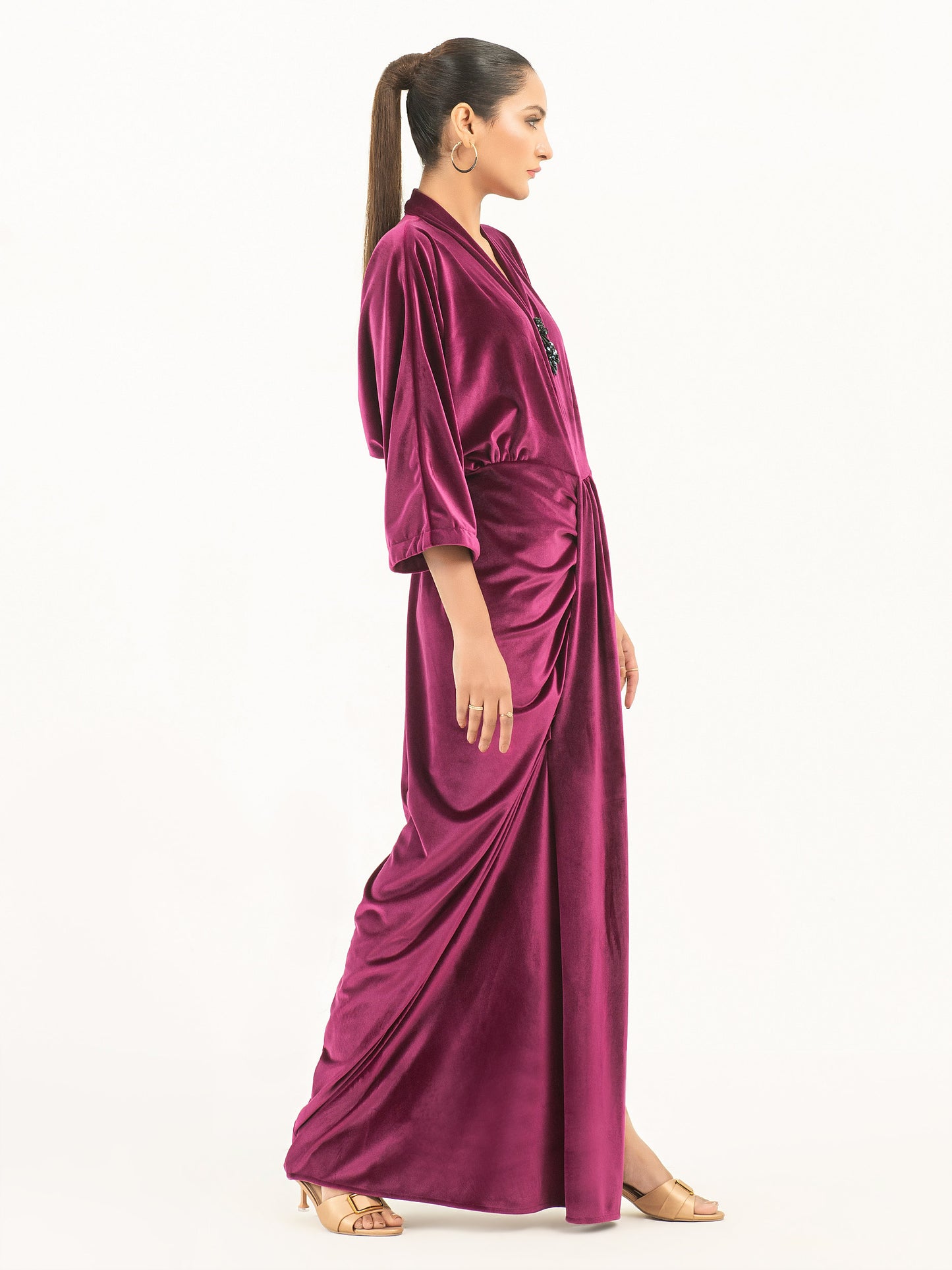 Long Velvet Dress