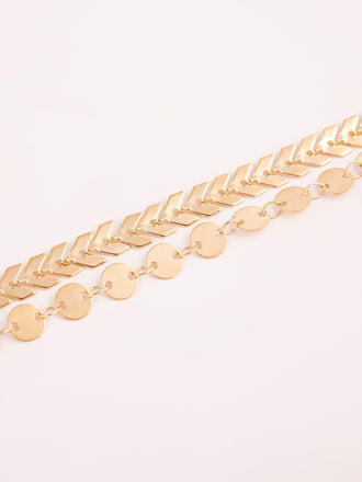 Contemporary Anklet Set