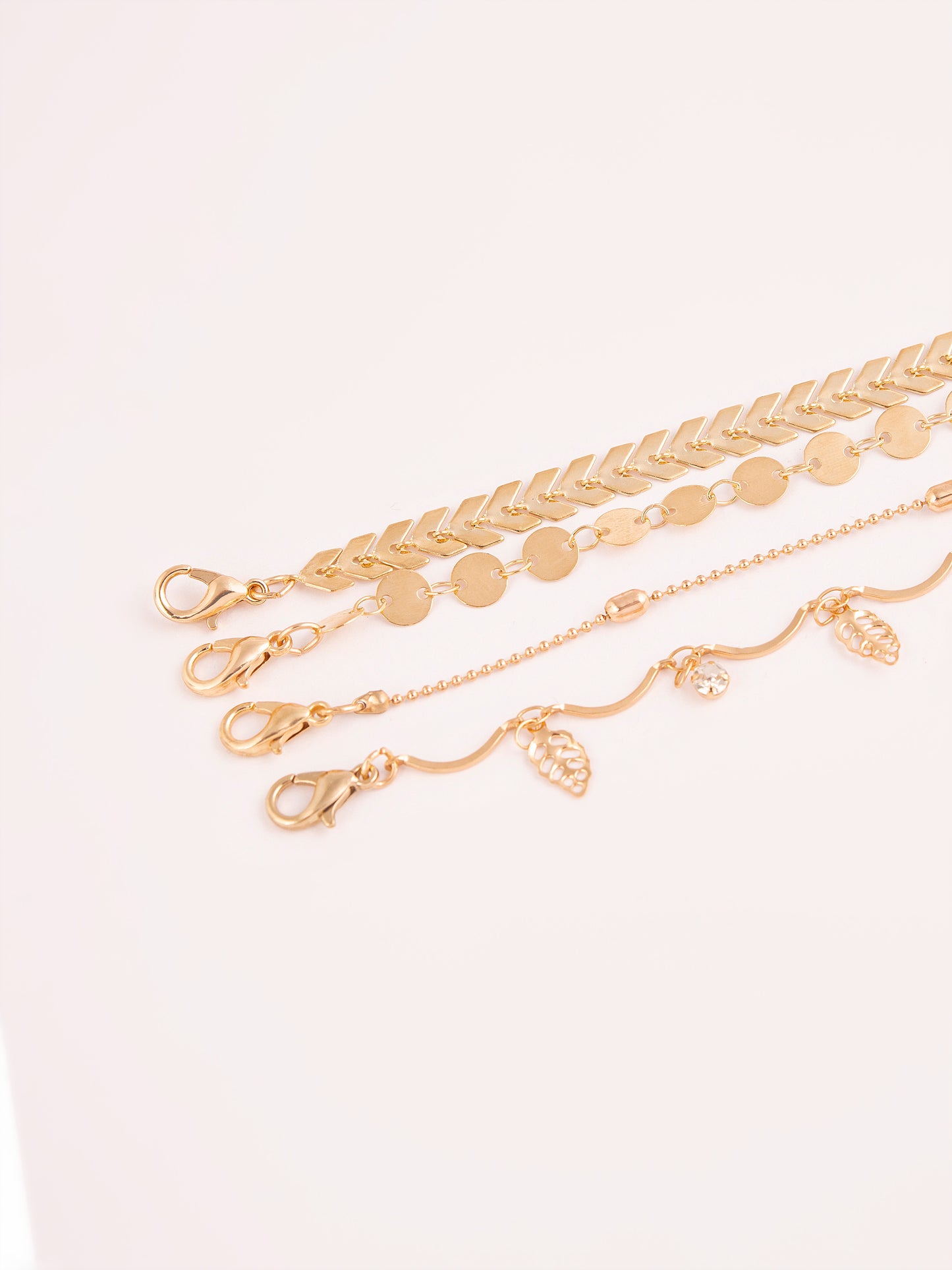 Contemporary Anklet Set