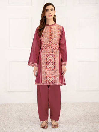 2 Piece Lawn Suit-Pasted (Unstitched)