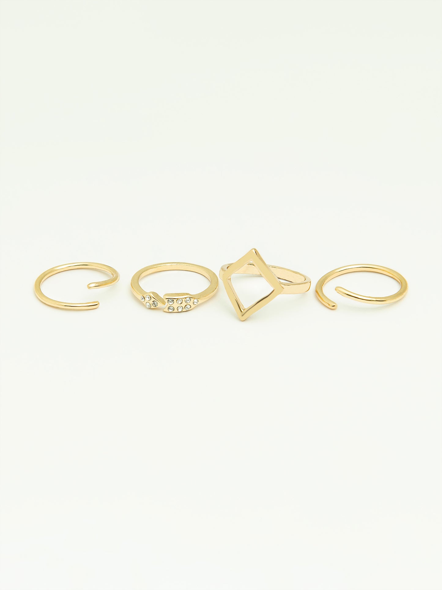 Metallic Ring Set