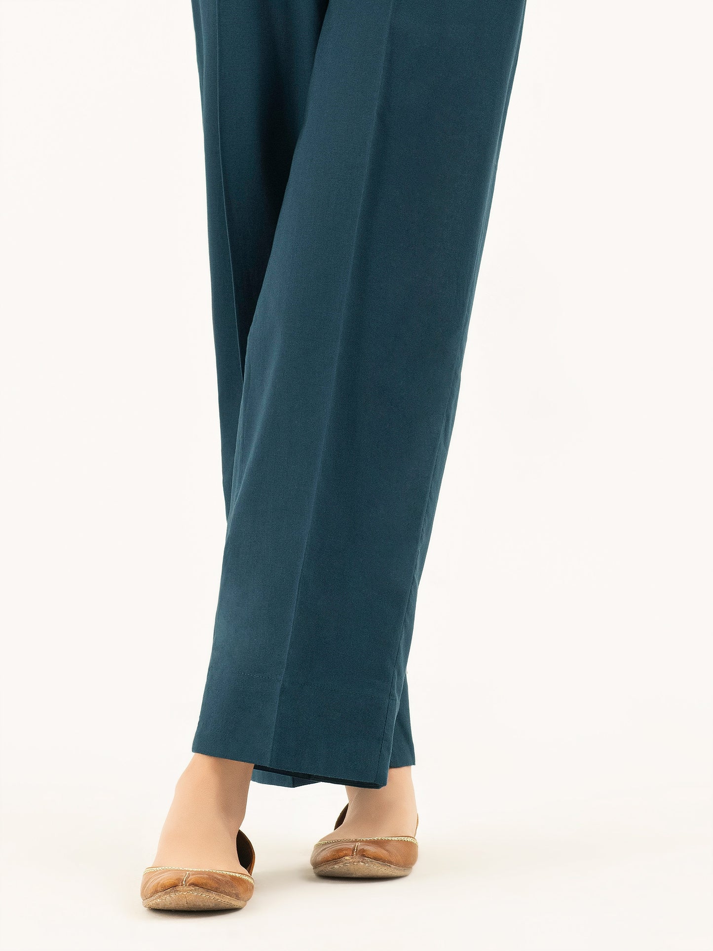 Dyed Khaddar Trousers