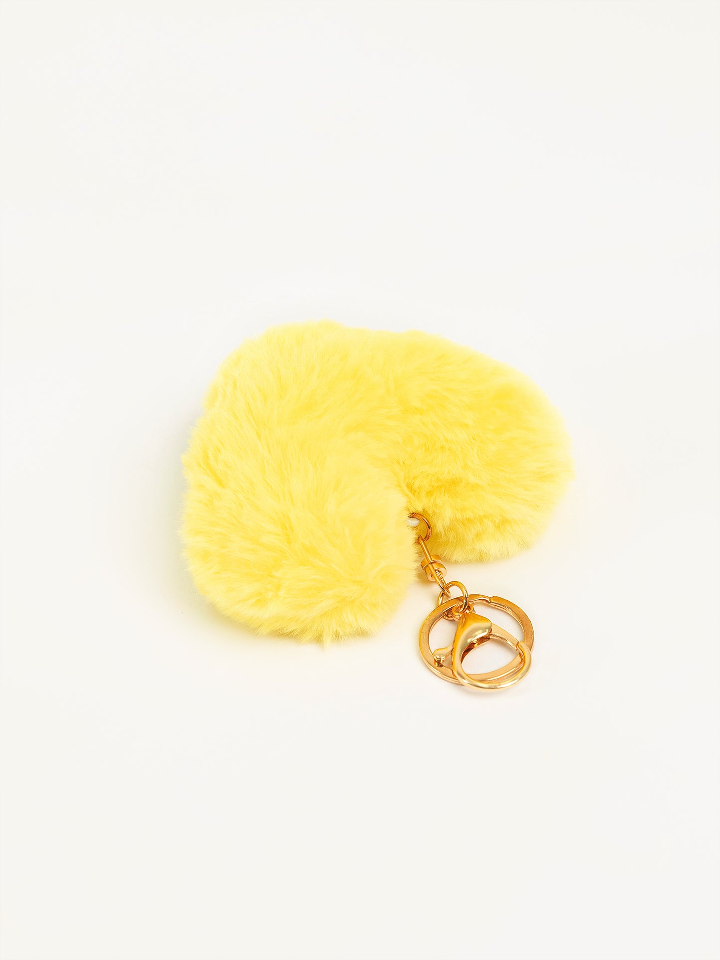 Pompom Heart Keychain